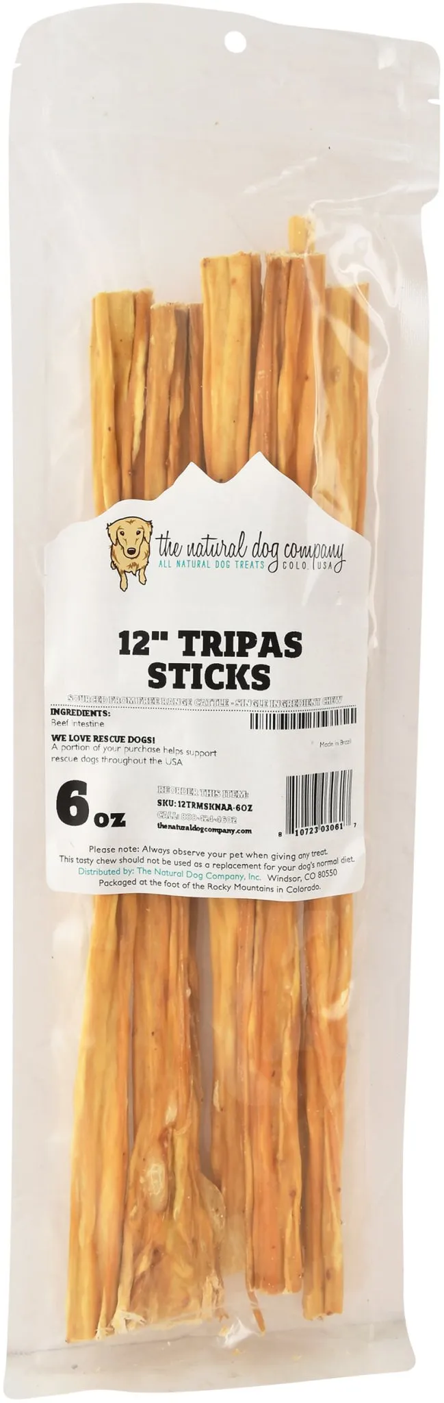 12" Tripas Sticks