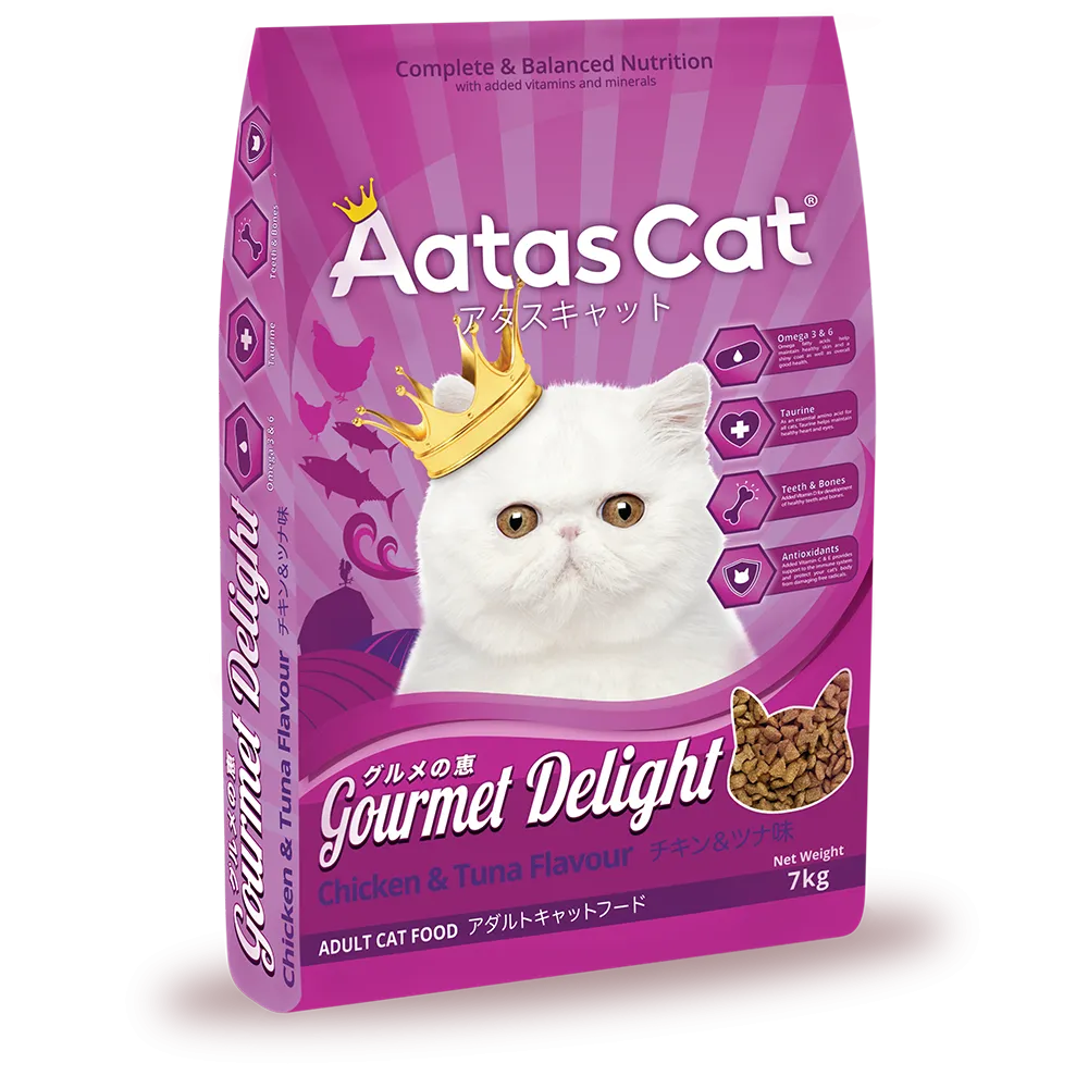 Aatas Cat Gourmet Delight - Chicken & Tuna 7kg