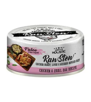 Absolute Holistic Raw Stew Chicken & Quail Egg Wet Cat & Dog Food