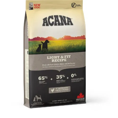 Acana Heritage Grain Free Adult Dry Dog Food Light and Fit for All Breeds 11.4kg