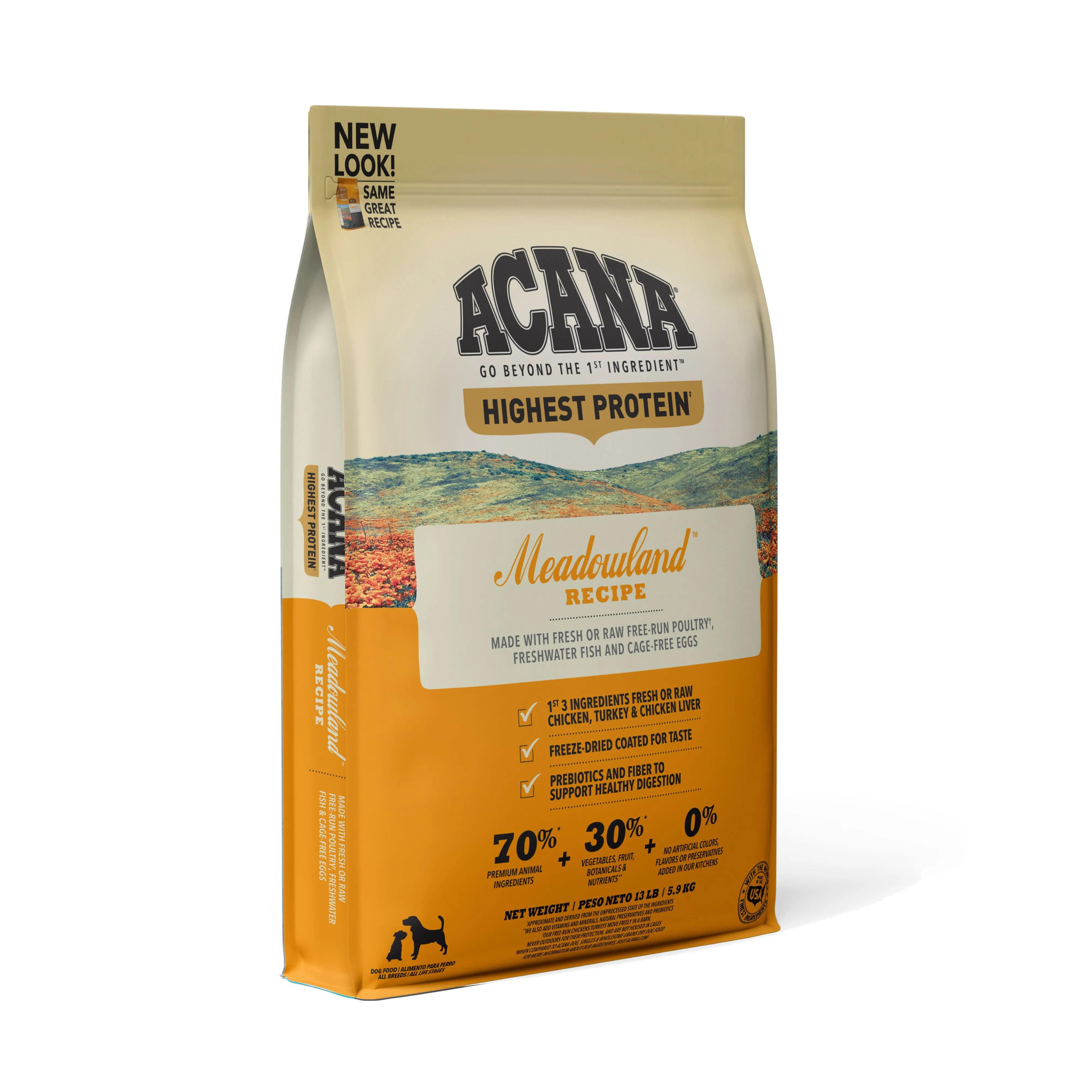 Acana Meadowland Grain Free Dog Food