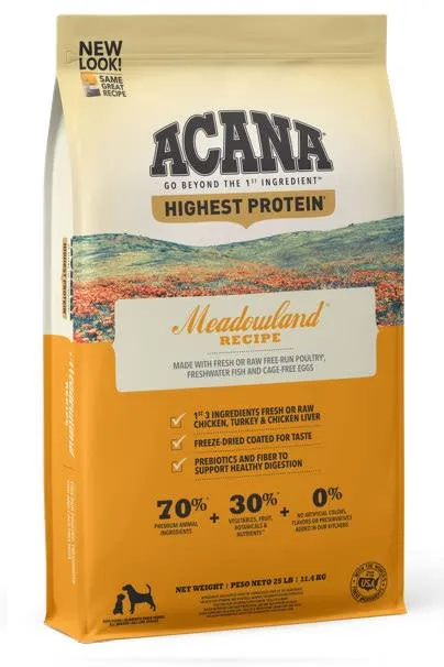 Acana Meadowland Grain Free Dog Food