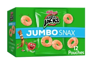 Apple Jacks Jumbo Snack Cereal Snacks 5.4oz (BEST BY: MAR 2024)