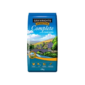 Arkwrights Sensitive Complete Extra Chicken 15kg Dry Dog Food