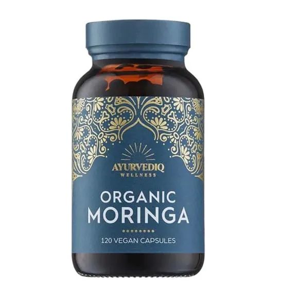 Ayurvediq Organic Moringa 120 Capsules