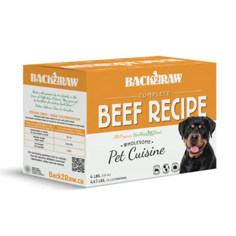 Back2Raw Complete Beef Recipe 4lb