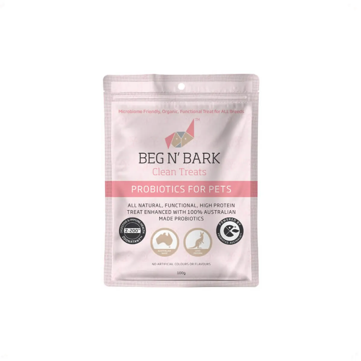 Beg N' Bark Clean Treats Probiotics for Pets 100g