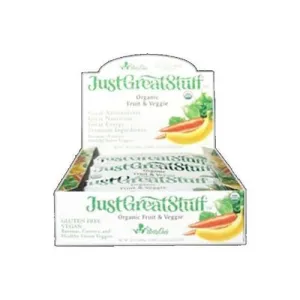 Betty Lou's Bar - Organic Fruit And Veggie - Case Of 12 - 1.5 Oz