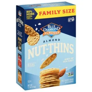 Blue Diamond Nut Thins, Sea Salt 6/7.7 OZ [UNFI #48011]