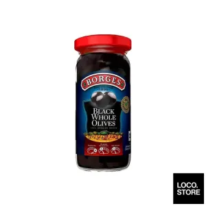 Borges Olives Whole Black 350g