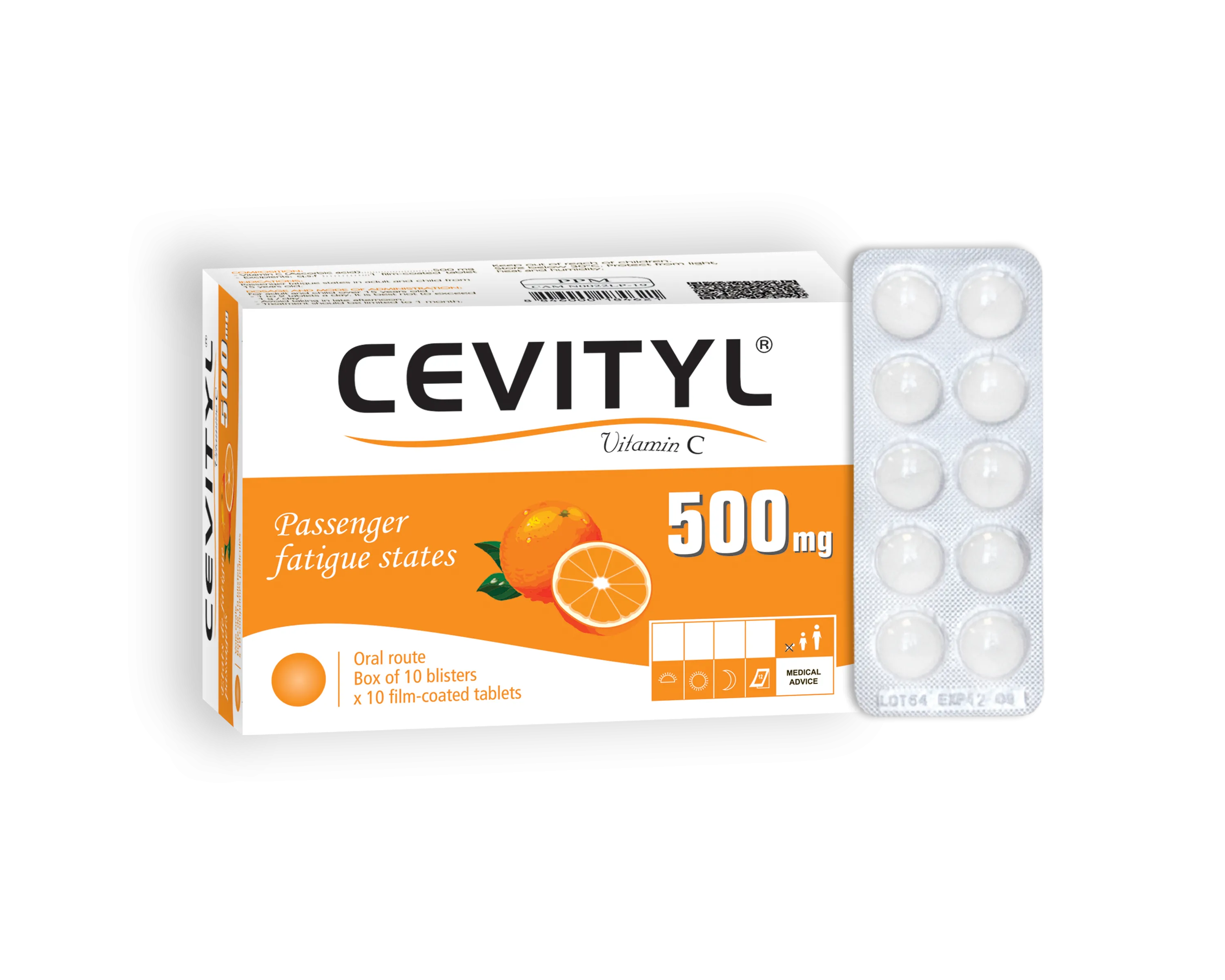 CEVITYL® 500MG TAB (BOX/10X10)(PPM)