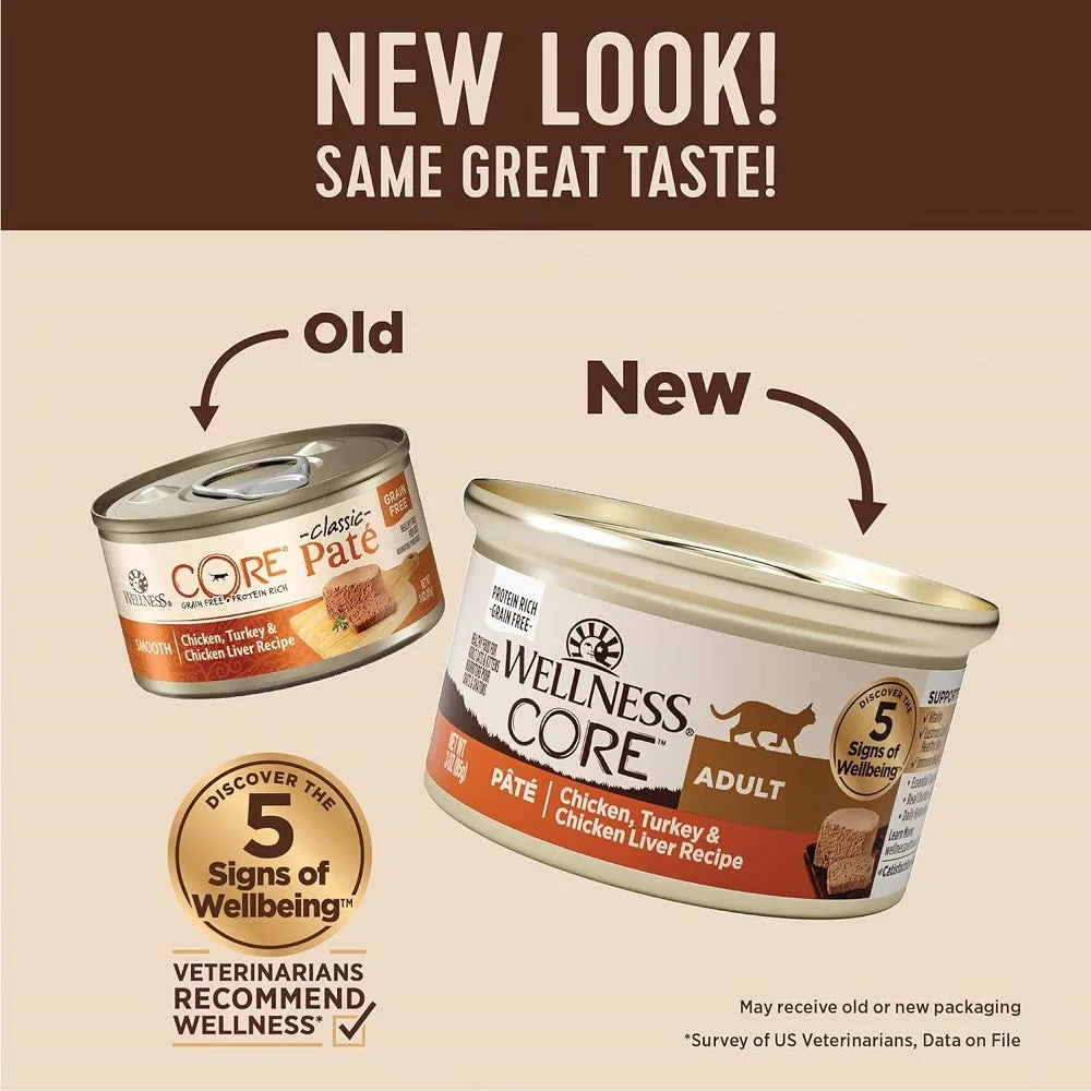 CORE Pate Chicken, Turkey & Chicken Liver Adult Cat Can