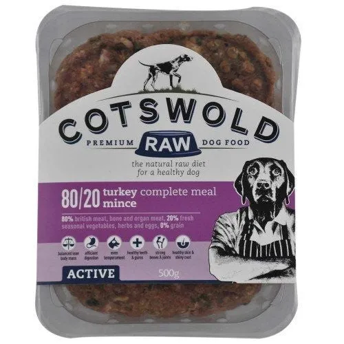 Cotswolds Adult Working Turkey Mince Active 500g