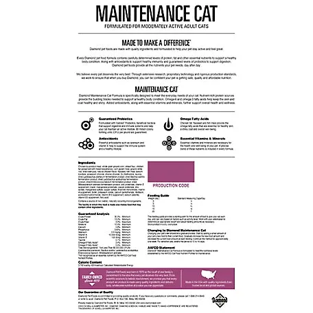 Diamond Maintenance Cat 20-lb, Dry Cat Food