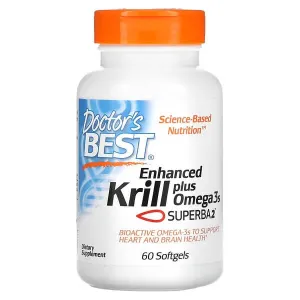 Doctor's Best Krill Oil with Omega-3s, 60 capsules