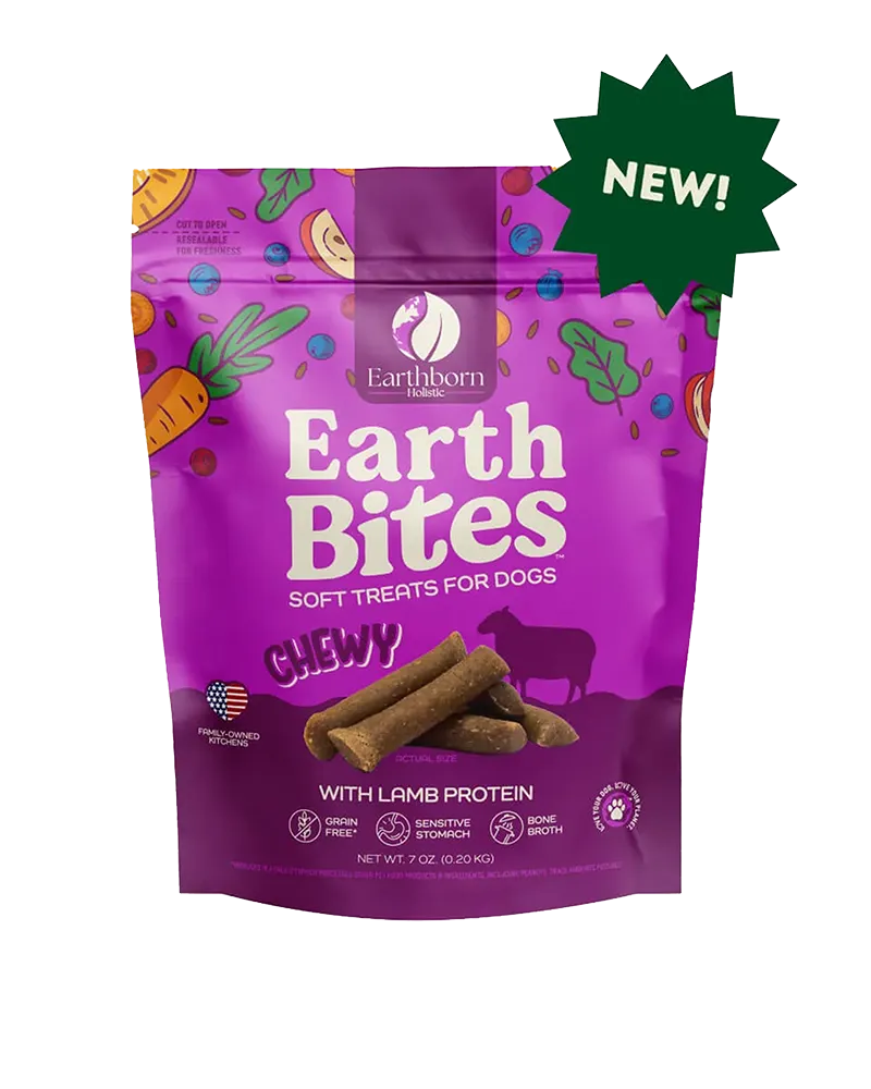 Earthborn Holistic EarthBites Chewy Grain-Free Dog Treats - Lamb 7oz