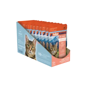 Feline Natural Lamb & King Salmon Feast Pouch Cat Food