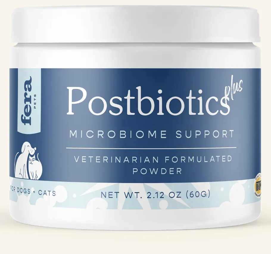 Fera Pet Organics Postbiotics Plus for Dogs and Cats