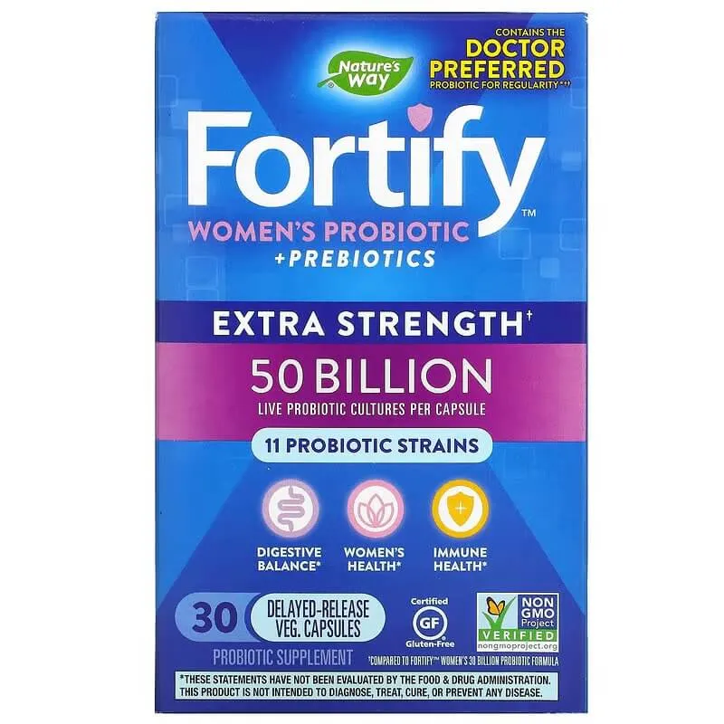 Fortify Women's Probiotic Nature's Way, 30 Capsules