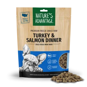 Freeze-Dried Turkey & Salmon Dinner Dog Food Mini Nibs