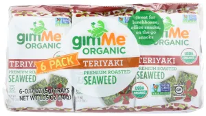 Gimme - Seaweed Rstd Teriyaki 6P 1.05 Oz - Pack Of 8