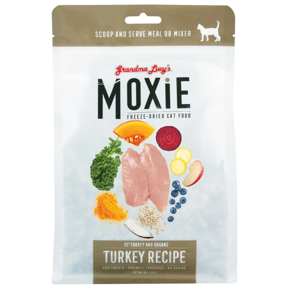 Grandma Lucy’s Moxie Turkey Freeze Dried Cat Food 8oz