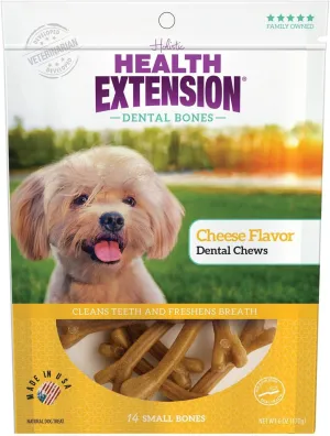 Health Extension Cheese Flavor Dental Chews for Dogs