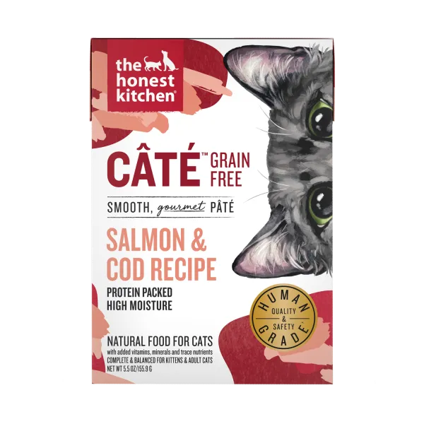 Honest Kitchen Cate Grain Free Salmon & Cod Recipe 2.8oz