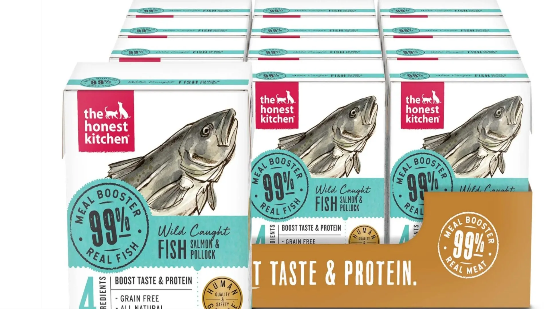 Honest Kitchen  Meal Booster 99% Salmon & Pollock 5.5oz