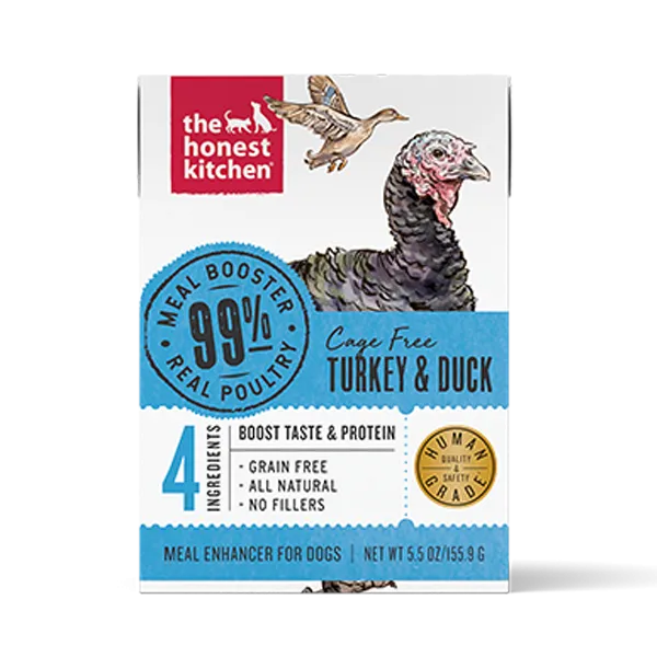 Honest Kitchen  Meal Booster 99% Turkey & Duck 5.5oz