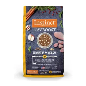 Instinct Pet Food Raw Boost Healthy Weight Grain Free Chicken Recipe Natural Dry Cat Food 10lb