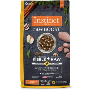 Instinct Raw Boost Grain Free Chicken Dry Dog Food 10lb