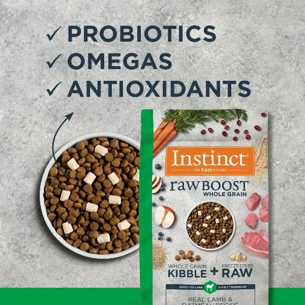 Instinct Raw Boost Whole Grain Real Lamb & Oatmeal Recipe Dry Dog Food