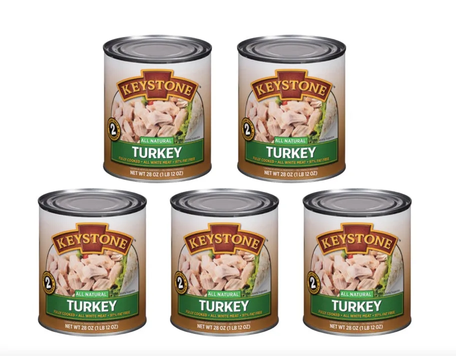 Keystone Meats All Natural Canned Turkey 28 oz Can