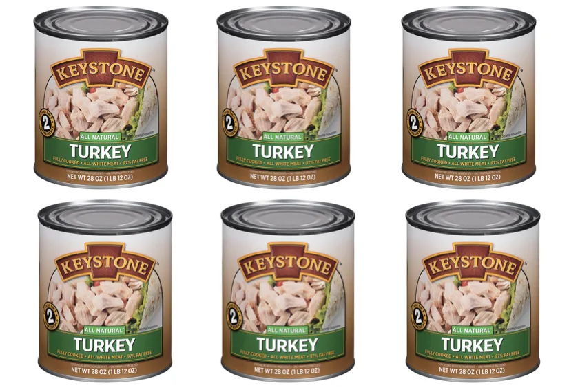 Keystone Meats All Natural Canned Turkey 28 oz Can