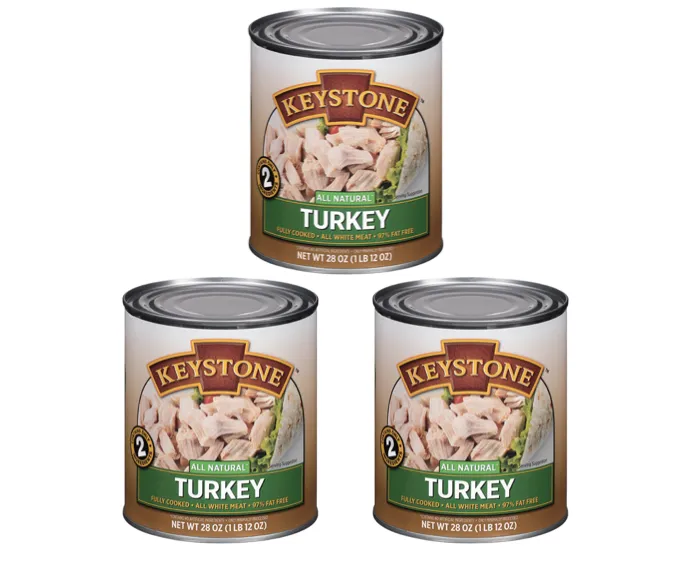 Keystone Meats All Natural Canned Turkey 28 oz Can