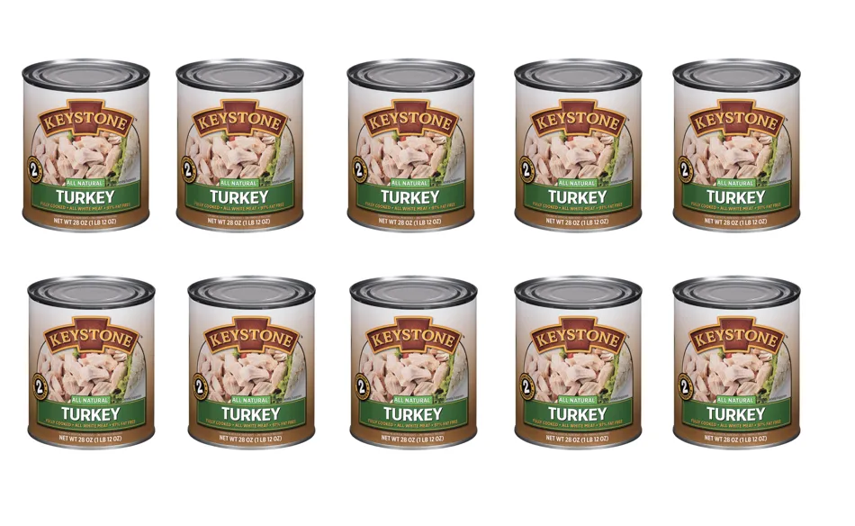 Keystone Meats All Natural Canned Turkey 28 oz Can