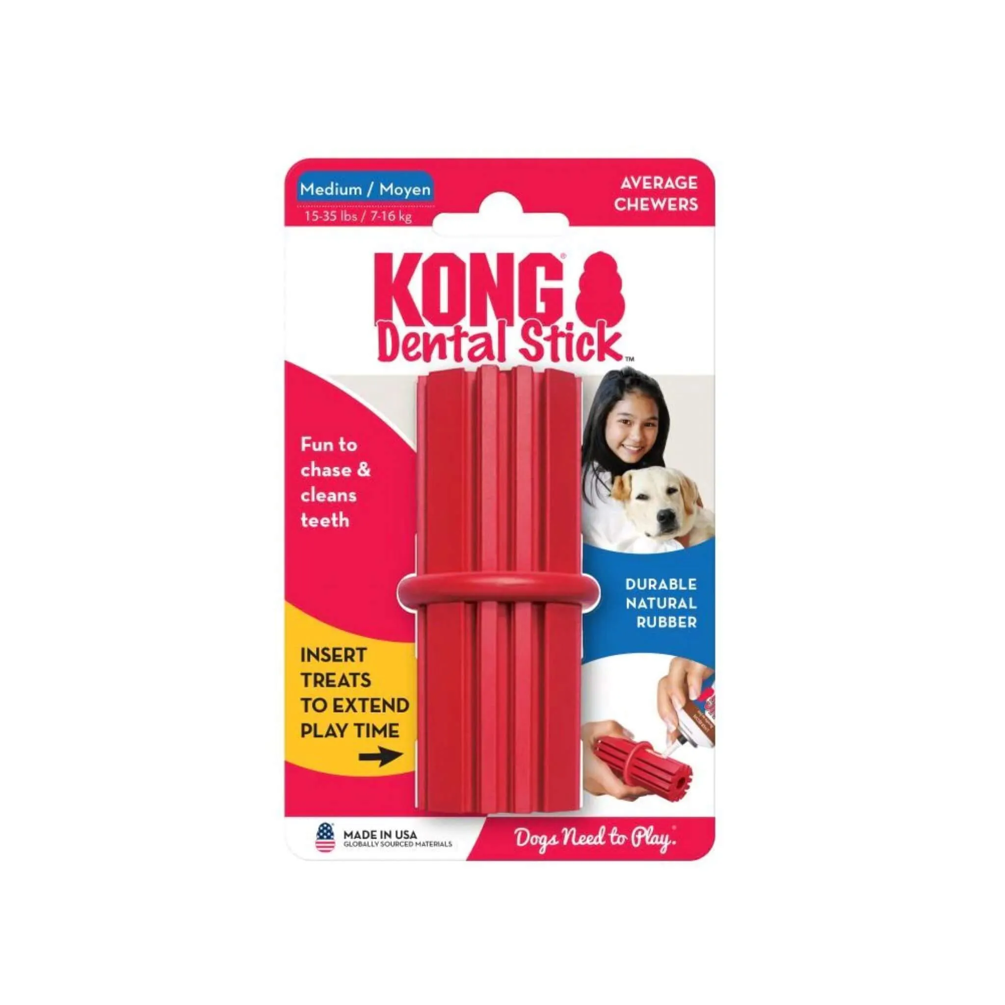 KONG Dental Dog Chew Stick