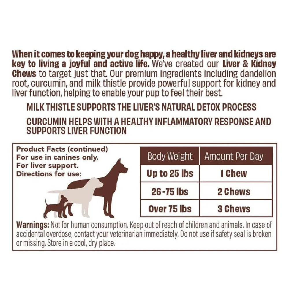 Liver & Kidney Supplement for Dogs