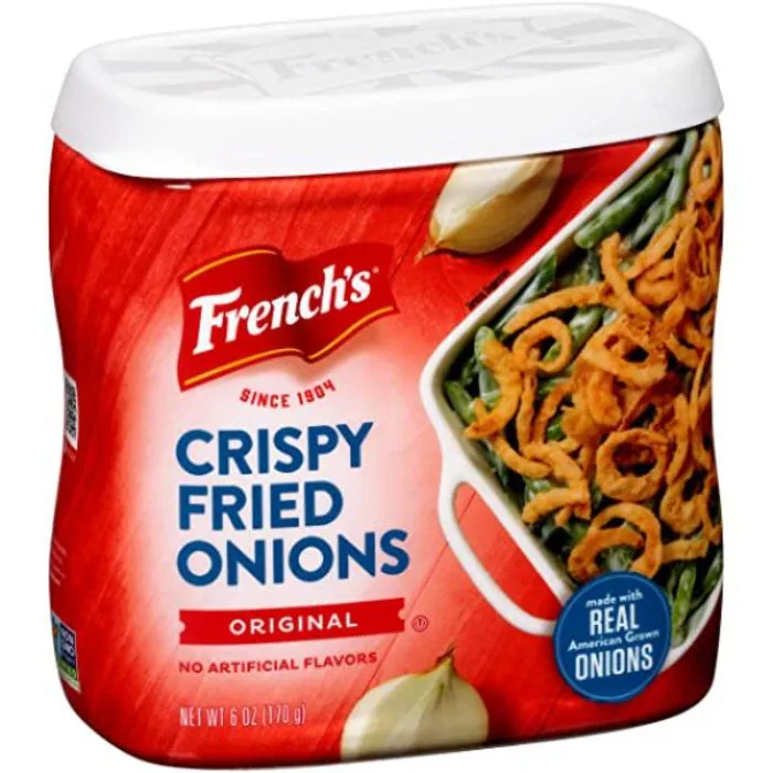 Made With - Crispy Fried Onions, 6 Oz - Pack of 12