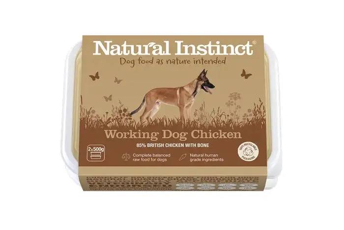 Natural Instinct Working Dog Completes (2x500g)