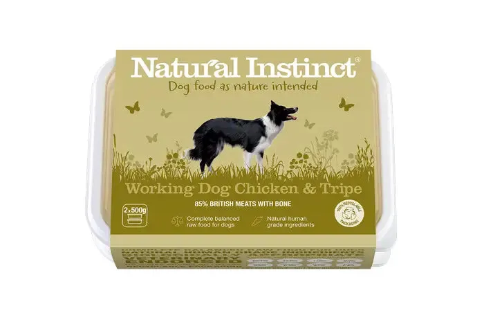 Natural Instinct Working Dog Completes (2x500g)