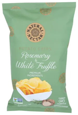 Natural Nectar - Rosemary Truffle Potato Chips 5 Oz - Pack Of 9