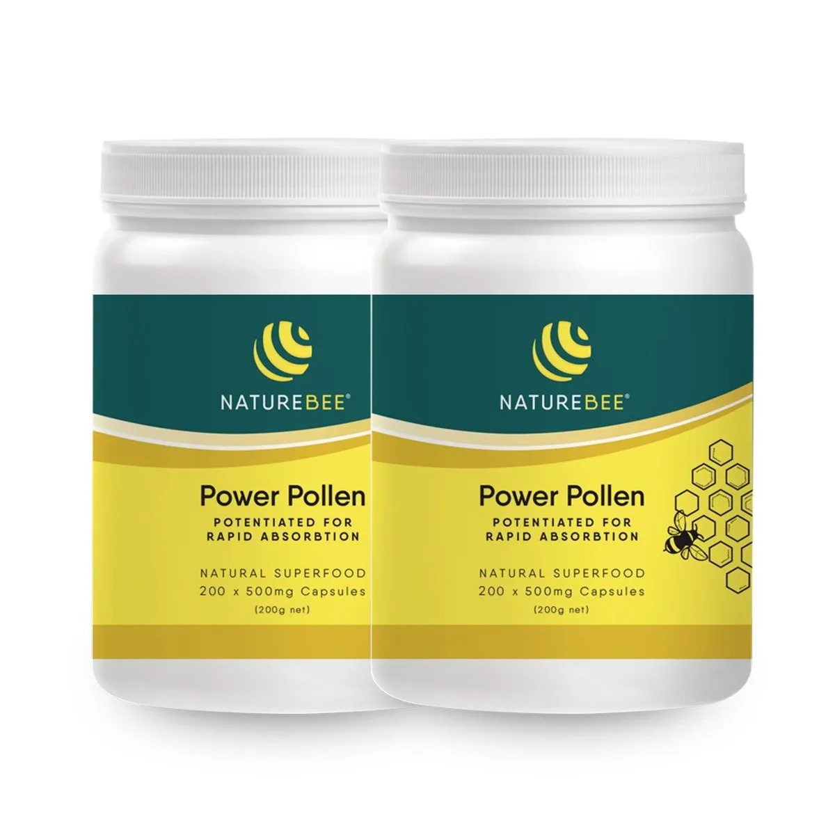 Nature Bee Potentiated Bee Pollen (Twin Pack)