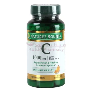 Natures Bounty Vit. C W/Rose Hips Tablet 1000 Mg 100 PC