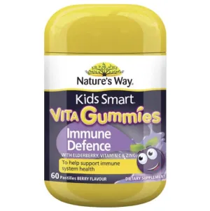 Nature’s Way Kids Smart Vita Gummies Immune Defence 60 Pastilles