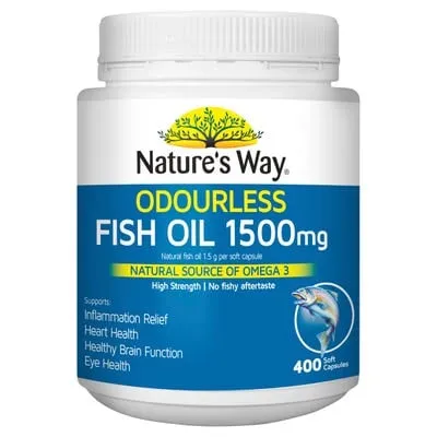 Natures Way Odourless Fish Oil 1500mg