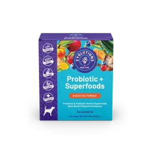 NaturVet Evolutions Probiotic Superfoods Digestive Powder for Dogs 30sachets