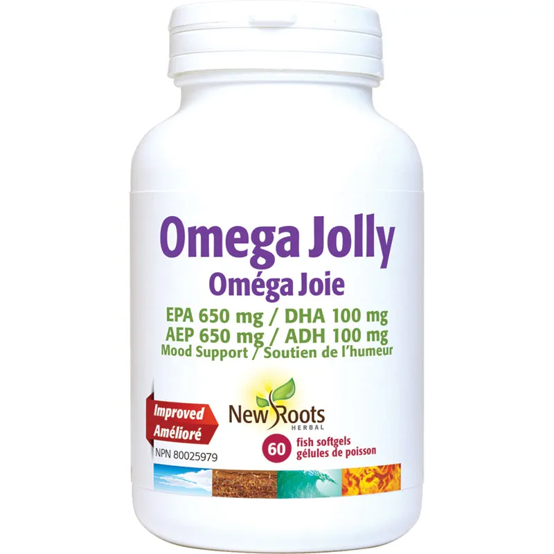 New Roots Omega Jolly 60 Fish Softgels