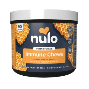 Nulo Beef Flavored Soft Chew Immune & Allergy Supplement for Dogs, 90 Count